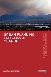 Cover of: Urban Planning for Climate Change