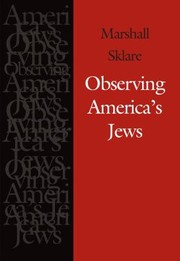 Cover of: Observing America's Jews