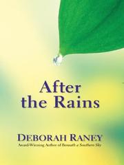 Cover of: After the rains