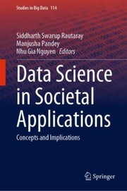 Cover of Data Science in Societal Applications