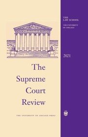 Cover of: Supreme Court Review 2021