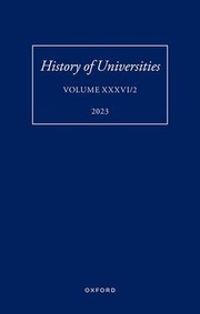 Cover of: History of Universities: Volume XXXVI / 2