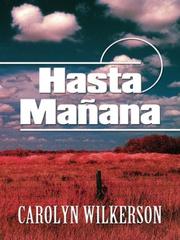 Cover of: Hasta mañana