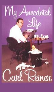 Cover of: My anecdotal life: a memoir