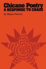 Cover of: Chicano Poetry by Bruce-Novoa