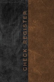 Front cover of Check Register by Buildmens