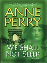 Cover of: We Shall Not Sleep by Anne Perry