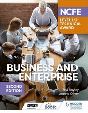 Cover of: NCFE Level 1/2 Technical Award in Business and Enterprise Second Edition