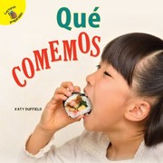 Cover of: Qué Comemos, Grades PK - 2 by Katy Duffield