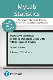 Cover of: Mylab Statistics with Pearson Etext -- 24 Month Standalone Access Card -- for Interactive Statistics: Informed Decisions Using Data with Integrated Review