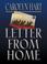 Cover of: Letter from home