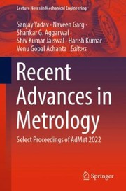 Recent Advances in Metrology cover