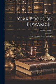 Cover of: Year Books of Edward Ii: 1 & 2 Edward Ii, A. D. 1307-08