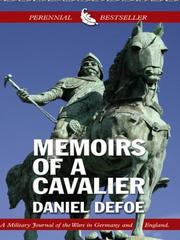 Cover of: Memoirs of a cavalier | Daniel Defoe