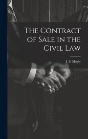 Cover of: Contract of Sale in the Civil Law