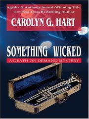 Cover of: Something wicked | Carolyn G. Hart