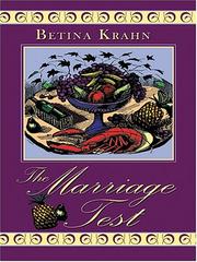 Cover of: The marriage test