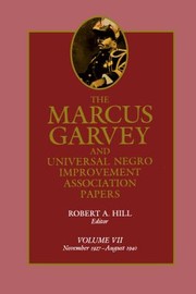 Cover of: Marcus Garvey and Universal Negro Improvement Association Papers: November 1927-August 1940