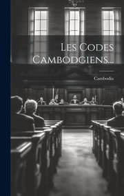 Cover of: Codes Cambodgiens...