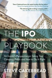 Front cover of IPO Playbook by Steve Cakebread