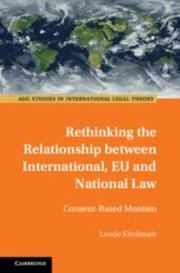 Cover of: Rethinking the Relationship Between International, EU, and National Law: Consent-Based Monism