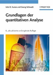 Cover of: Grundlagen der quantitativen Analyse