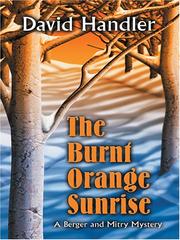 Cover of: The burnt orange sunrise by David Handler