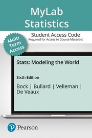 Cover of: MyLab Statistics with Pearson EText -- 24-Month Access Card -- for Stats by Richard De Veaux, Paul Velleman, David Bock