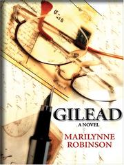 Cover of: Gilead by Marilynne Robinson