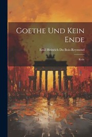 Cover of: Goethe und Kein Ende: Rede