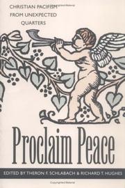 Cover of: Proclaim Peace: Christian Pacifism from Unexpected Quarters
