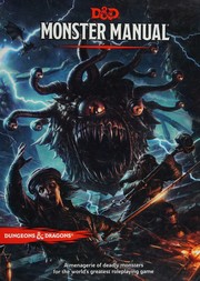 Cover of: Monster Manual: A menagerie of deadly monsters for the world's greatest roleplaying game