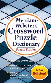 Cover of: Merriam-Webster's Crossword Puzzle Dictionary, 4th Ed.,  Newest Edition