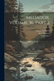 Cover of: Méliador, Volume 36, Part 2