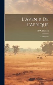 Cover of: Avenir de L'Afrique: Conférences