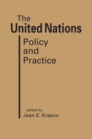 Cover of: United Nations: Policy and Practice