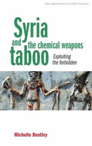 Cover of: Syria and the Chemical Weapons Taboo: Exploiting the Forbidden