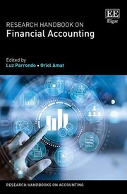 Cover of: Research Handbook on Financial Accounting