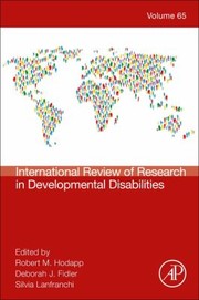 Cover of: International Review of Research in Developmental Disabilities