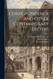 Cover of: Correspondence and Other Contemporary Letters