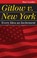 Cover of: Gitlow v. New York