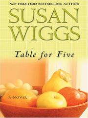 Cover of: Table for five by Susan Wiggs.