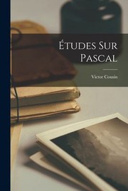 Cover of: Études Sur Pascal