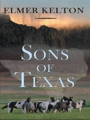 Cover of: Sons of Texas by Elmer Kelton