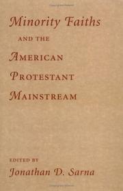 Cover of: Minority Faiths and the American Protestant Mainstream
