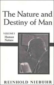 Cover of: Nature and Destiny of Man, vol. 1: Human Nature