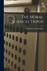 Cover of: Moral Sciences Tripos