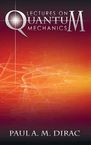 Cover of: Lectures on Quantum Mechanics