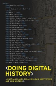 Cover of: Doing Digital History: A Beginner's Guide to Working with Text As Data