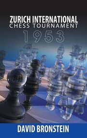 Cover of: Zurich International Chess Tournament 1953